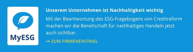 Creditreform MyESG Transparenzsiegel